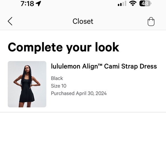 Lululemon cami align Dress - Picture 3 of 5